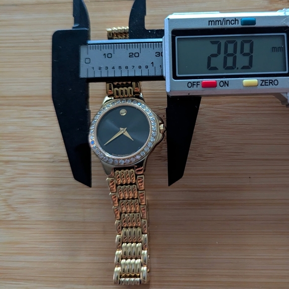 Movado Diamond Watch Women's Gold Vintage $1995 - Picture 11 of 12